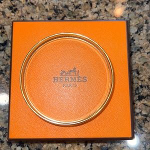 Hermes thin enamel bangle instrument